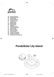 Pontec PondoSolar Lily Island Mode D'emploi