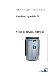 KSB Hya-Rain N Mode D'emploi Et Notice De Montage