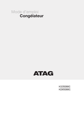 Atag KD65088C Mode D'emploi