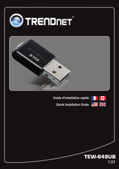 Trendnet TEW-648UB Guide D'installation Rapide