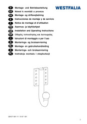 Westfalia 329 072 Notice De Montage Et D'utilisation