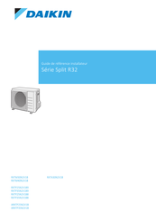 Daikin RXTA30N2V1B Guide De Référence Installateur
