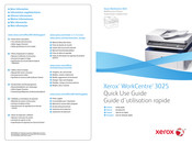 Xerox WorkCentre 3025 Guide D'utilisation Rapide