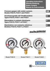 WIKA switch GAUGE PGS10 Mode D'emploi