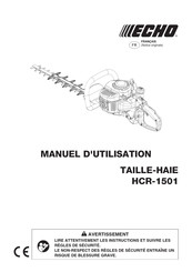 Echo HCR-1501 Manuel D'utilisation