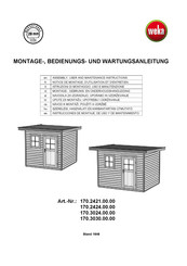 Weka 170.3030.00.00 Notice De Montage, D'utilisation Et D'entretien