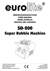 EuroLite SD-200 Mode D'emploi