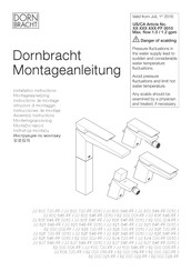 Dornbracht 52 000 004-FF Instructions De Montage