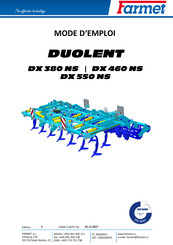 Farmet DUOLENT DX 460 NS Mode D'emploi