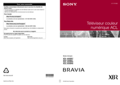 Sony BRAVIA XBR KDL-46XBR8 Mode D'emploi