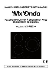 Mx Onda MX-PI2230 Manuel D'utilisation Et D'installation