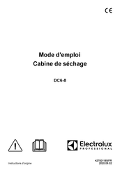 Electrolux DC6-8 Mode D'emploi