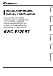 Pioneer AVIC-F320BT Manuel D'installation