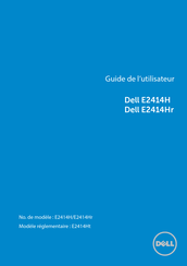 Dell E2414H Guide De L'utilisateur