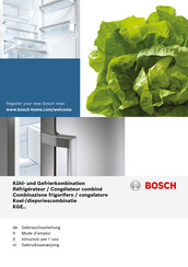 Bosch KGE Série Mode D'emploi