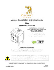 Century Heating CB00001 Manuel D'installation Et D'utilisation