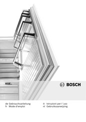 Bosch KGE Mode D'emploi