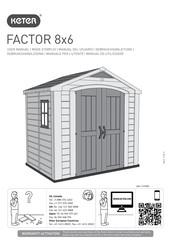 Keter FACTOR 8x6 Mode D'emploi