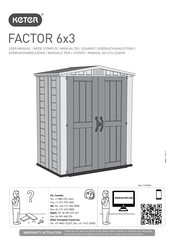 Keter FACTOR 6x3 Mode D'emploi