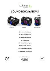 Ibiza sound SPLBOX350-PORT Manuel D'utilisation
