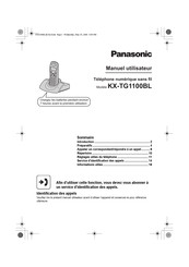 Panasonic KX-TG1100BL Manuel Utilisateur