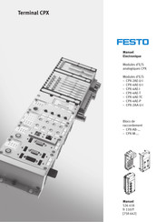 Festo CPX-4AE-I Manuel Électronique