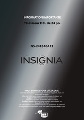 Insignia NS-24E340A13 Mode D'emploi