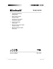 EINHELL 44.308.80 Mode D'emploi D'origine