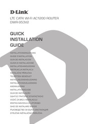 D-Link DWR-953V2 Guide D'installation