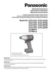 Panasonic EYFLA6P Instructions D'utilisation
