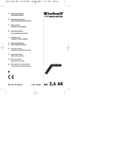 EINHELL Bavaria 45.106.70 Mode D'emploi