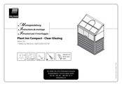 Palram Plant Inn Compact - Clear Glazing Instructions De Montage