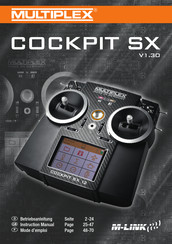Multiplex Cockpit SX 12 Mode D'emploi