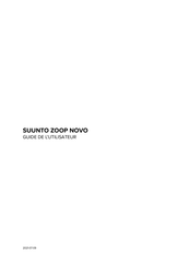 Suunto ZOOP NOVO Guide De L'utilisateur