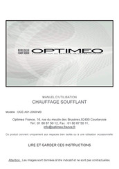 OPTIMEO OCE-A01-2000N Manuel D'utilisation