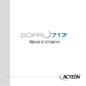 ACteon Sopro 717 First Manuel D'utilisation