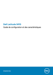 Dell Latitude 9410 Guide De Configuration Et Des Caractéristiques