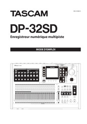 Tascam DP-32SD Mode D'emploi