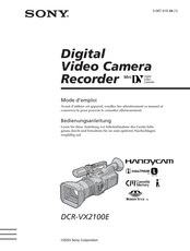 Sony HANDYCAM DCR-VX2100E Mode D'emploi