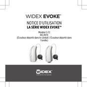 Widex EVOKE Série Notice D'utilisation
