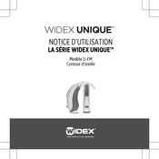 Widex UNIQUE Série Notice D'utilisation