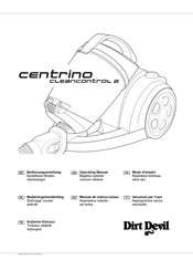Dirt Devil centrino cleancontrol 2 Mode D'emploi