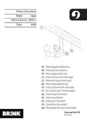 Brink 4400 Instructions De Montage