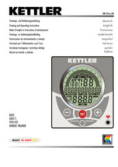Kettler GOLF S Mode D'emploi Et Instructions D'entraînement