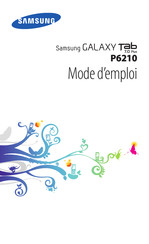 Samsung P6210 Mode D'emploi