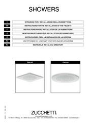 ZUCCHETTI Z94164 Instructions Pour L'installation