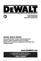 DeWalt DCE560 Guide D'utilisation