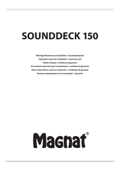 Magnat SOUNDDECK 150 Mode D'emploi