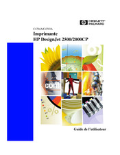 HP DesignJet 2500 Guide De L'utilisateur
