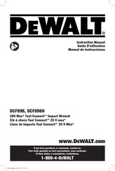 DeWalt Tool Connect DCF896 Guide D'utilisation